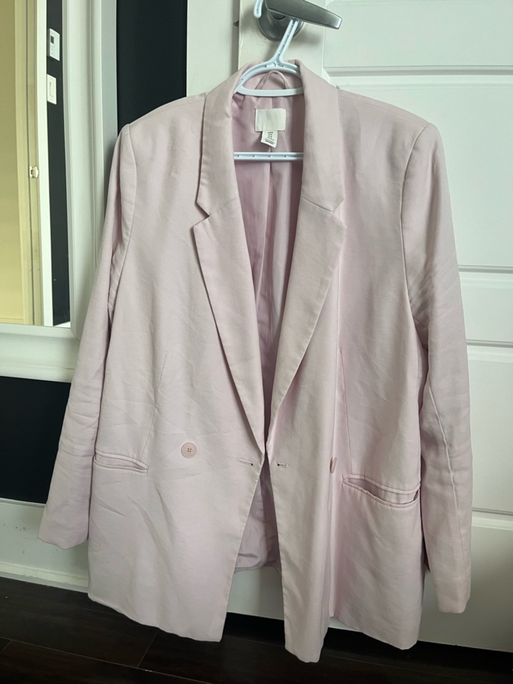 H&M Pale Pink Women's Blazer Jacket